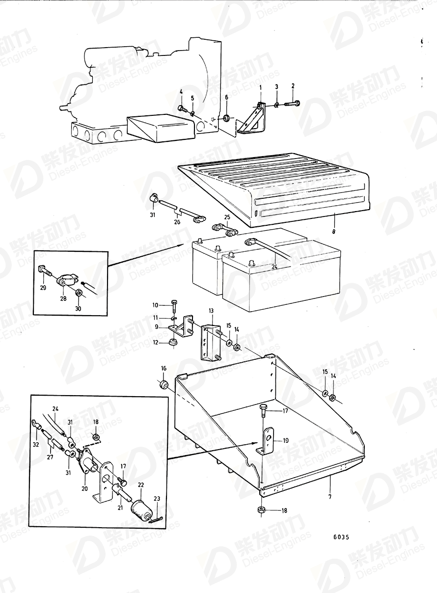 VOLVO Hexagon nut 948794 Drawing